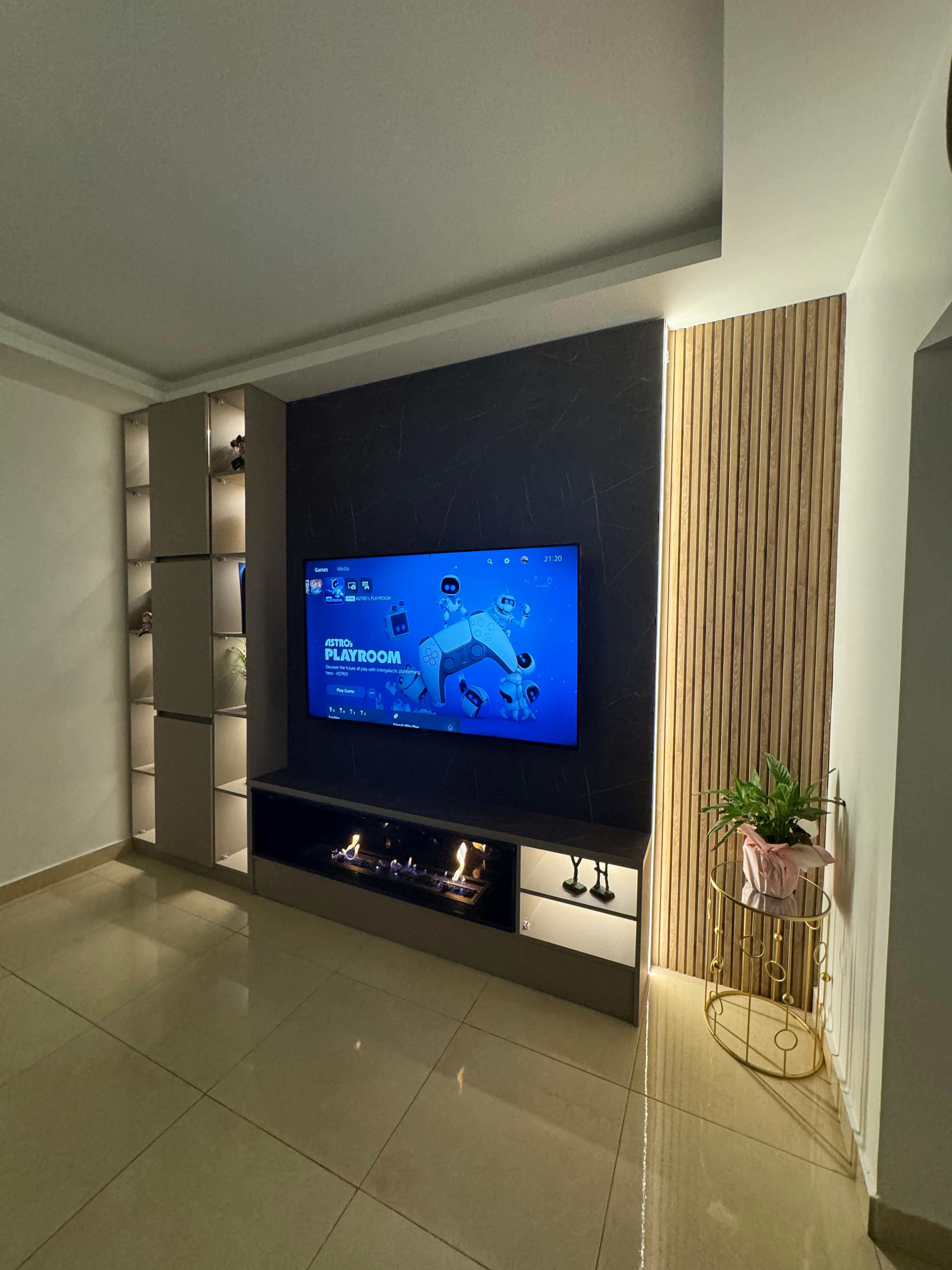 Contemporary Media Wall