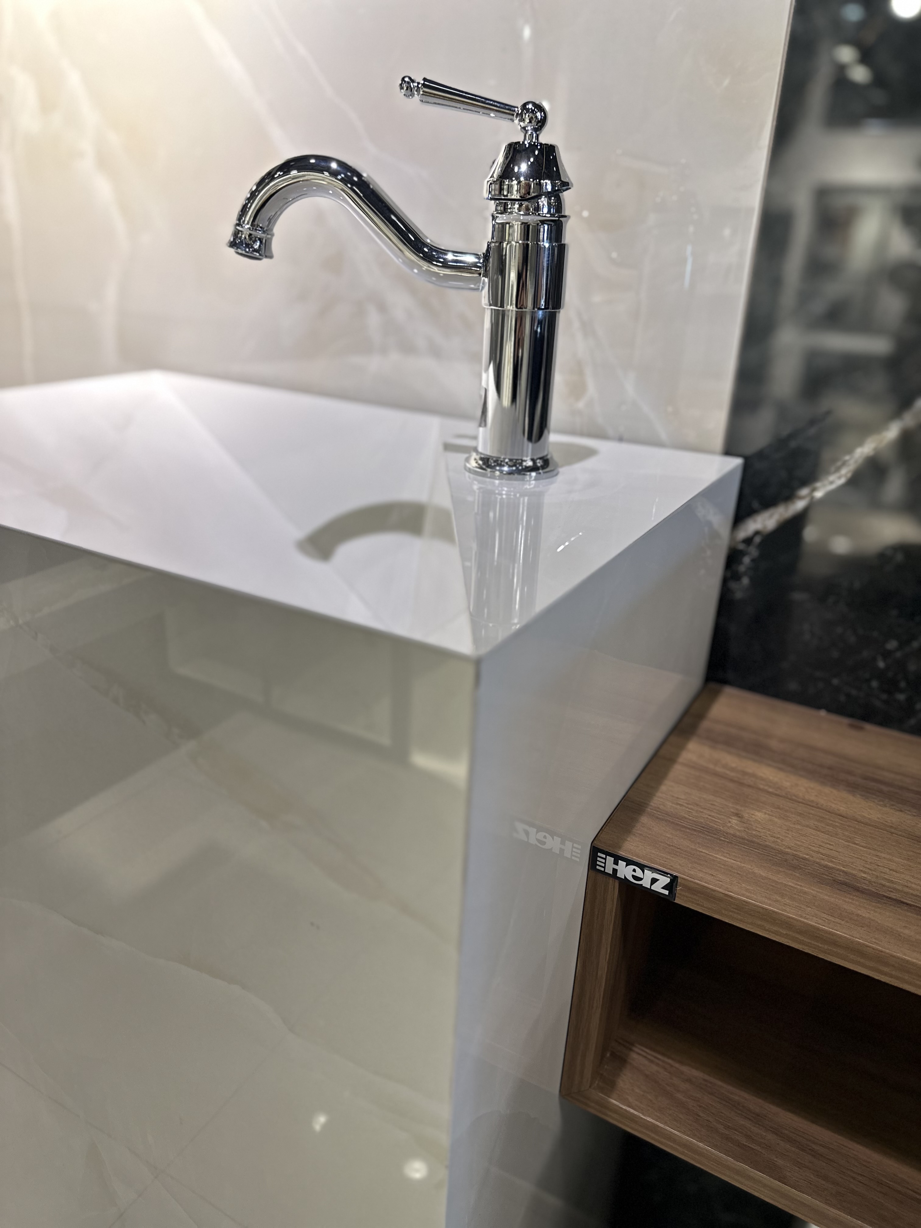 Double Basin Vanity Sink